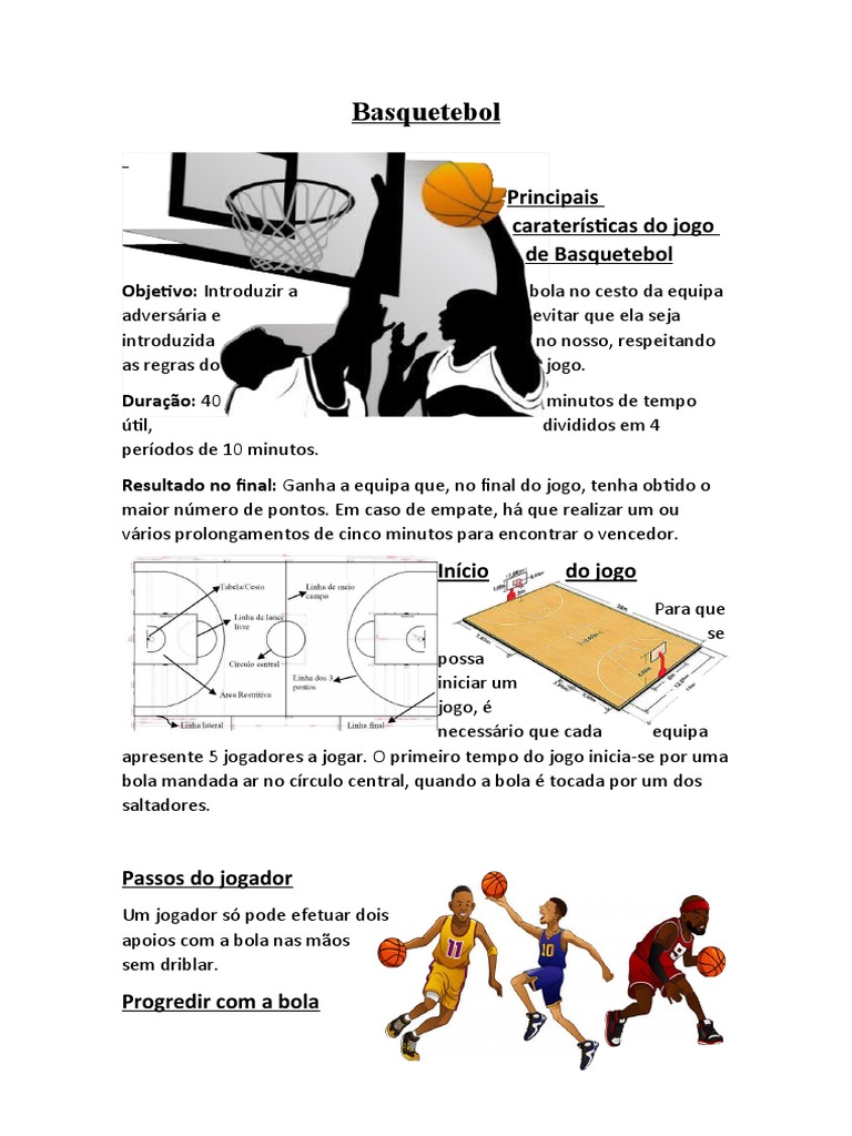 Basquetebol, PDF
