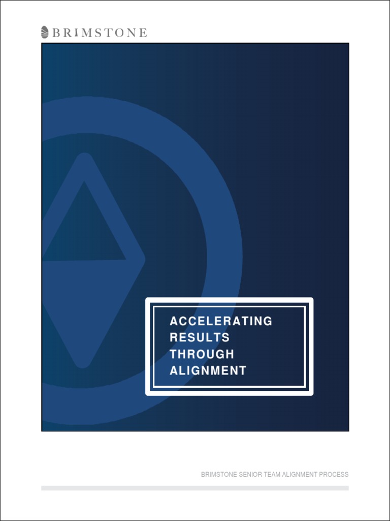 Brimstone Senior Team Alignment Process | PDF | Leadership | Consensus ...