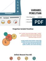 09 Ppt Variabel Penelitian