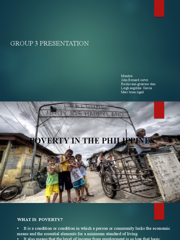Poverty in The Philippines | PDF | Poverty | Poverty & Homelessness