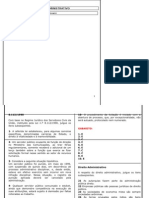 Direito Administrativo: Servidores Públicos e Princípios Constitucionais