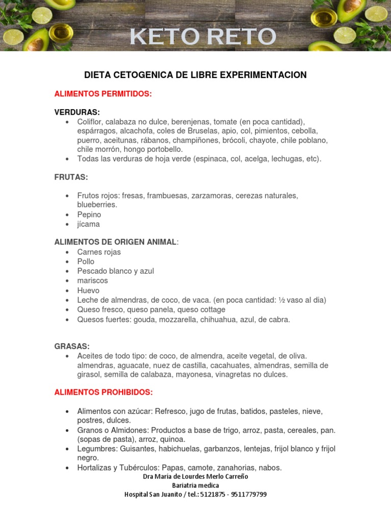 Keto Reto Dieta Abierta | PDF | ensalada | Mariscos