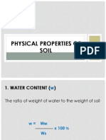 Physical Properties of Soil