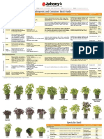 Hydroponic Container Basil Varieties Comparison Chart PDF