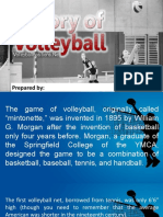 1.History of Volleyball