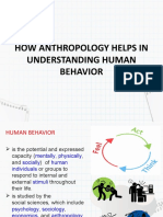 How Anthropology Helps in Understanding Human Behavior