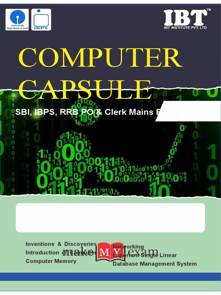 Best Computer Notes PDF in English For All Competitive Exams | PDF ...