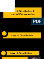 Lawsof Gravitation and Conservation Laws