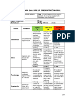 RUBRICA Y LISTA COTEJO - Dossier - VRL - PCCMH - 2021 - B