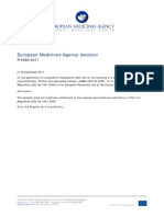 European Medicines Agency Decision: Disclaimer