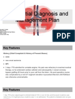Differential Diagnosis and Management Plan: Silver Group