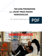 Persiapan Dan Perawatan AV Shunt Pasien Hemodialisis - Ns - Herlan Suherman, S.Kep
