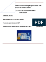 PEP Kit Guidance Custodian Patient and Health Care Provider Spanish April2019 - 0