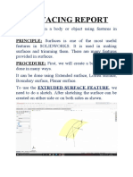 SURFACING REPORT Cad