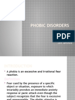 Phobic Disorders: Presented by Zain Jamshaid