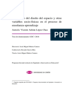 El Impacto Del Diseño Del Espacio y Otras Variables Socio-físicas en El Proceso de Enseñanza y Aprendizaje