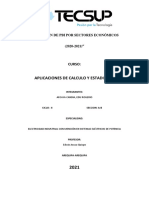 Aplicaciones de Calculo y Estadistica Trabajo Final