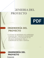 Ingeniería Del Proyecto