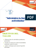 T Administra Tu Tiempo y Tus Actividades