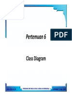 Pertemuan 6: Class Diagram