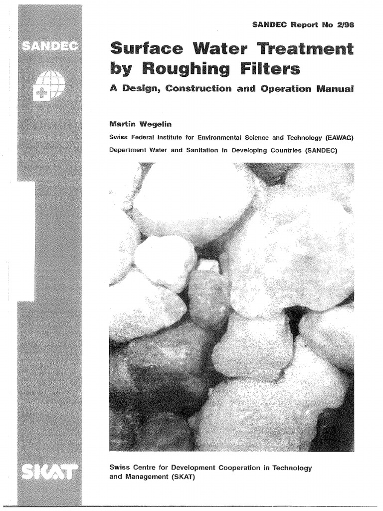 Surface Water Treatment by Roughing Filters | PDF