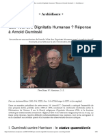 Que veut dire Dignitatis Humanae _ Réponse à Arnold Guminski – + Archidiacre +