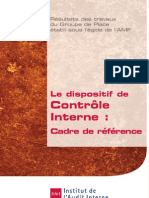 Le Dispositif de Contrôle Interne - Cadre de Référence - IFACI
