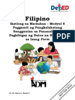 Filipino5 Q3 Mod8 PaggamitNgPangkalahatangSanggunianSaPananaliksikPabibigayNgDatosNaHinihingiSaIsangForm