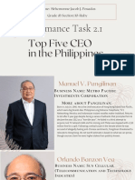 Top Five Richest Man in The Philippines