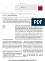 Transitions in Frailty States Among Community-Living Older Adults and Their Associated Factors