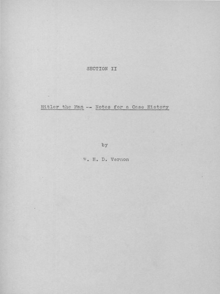 Understanding Adolf Hitler's Psychology | PDF | Nazi Germany | Adolf Hitler