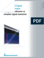 Analysis of Unknown or Complex Signal Scenarios: R&S®GX410 R&S®AMLAB Signal Analysis Software