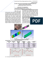 Failure Analysis and Weight Optimization of Research Paper Failure Analysis and Weight Optimization of Chain Conveyor System Research Paper Failure Analysis and Weight Optimization of