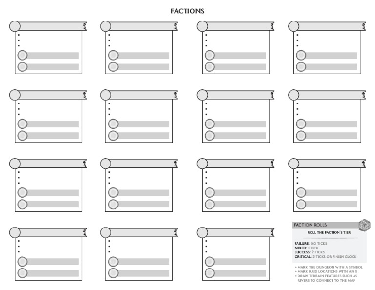 Factions Fill Able | PDF