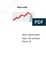 Analyze investments in 5 companies over 1 month