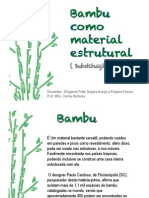 Slides - Consstruções de Bambu Subistituindo o Aço