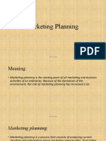 Marketing Planning: VBU, Hazaribag 1