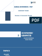 Global Economics: PGP: Shekhar Tomar