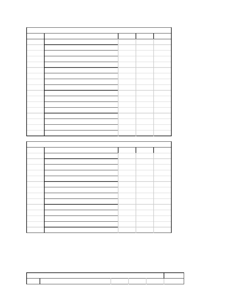 Blank Journal and Ledger Format | PDF