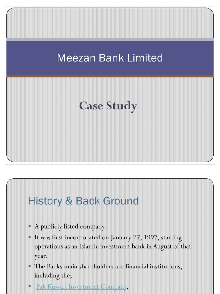 case study on meezan bank