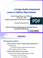 Image Quality Assessment Based on Saliency Maps