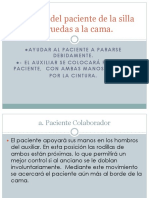 Traslado Del Paciente de La Silla de Ruedas A La Cama