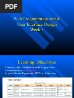 W Eb P Rogramming and & U Ser I Nterface D Esign Week 3