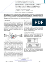 Micromechanical Plastic Behavior of AA5454 Alloy Used For Fabrication of Pyramidal Cups