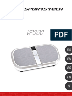 Manual de Utilizare Placă Vibraţii Sportstech VP300
