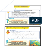 povestirea orală și în scris a unui fragment