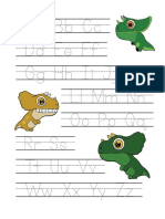 058 Dino Letter Tracing
