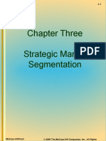 Chapter Three Strategic Market Segmentation