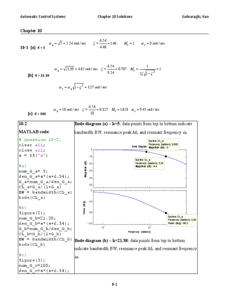 c10 Solutions-V0 | PDF | Bandwidth (Signal Processing) | Computer Science