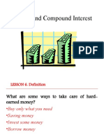 Simple and Compound Interest